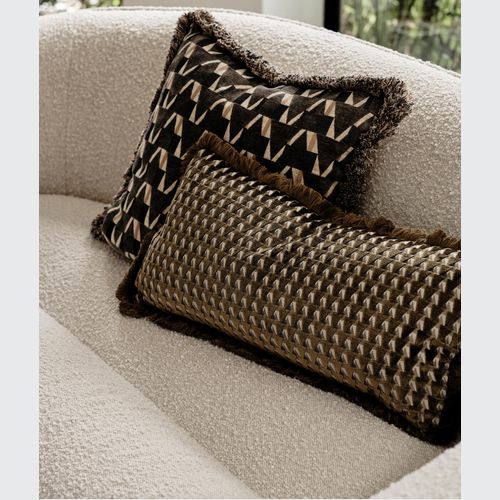 Soho Home | Charis Oblong Cushion | Ochre