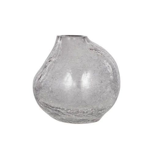 Mist Crackle Glass Vase
