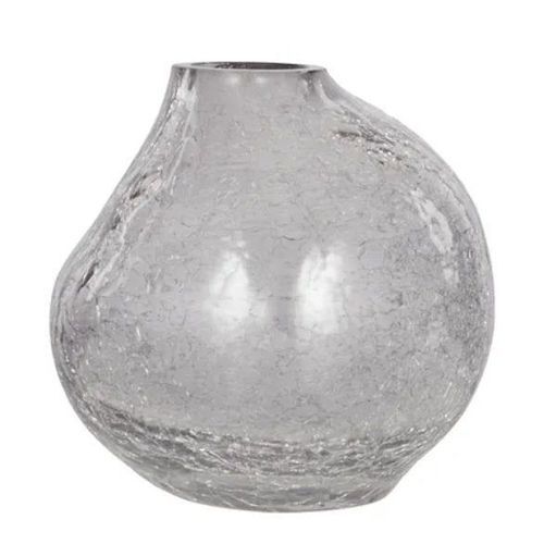 Mist Crackle Glass Vase