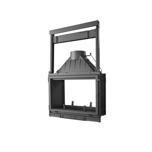 Seguin Multivision 8000 Double Sided Cast Iron Fireplace With Lift Door