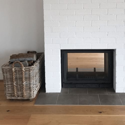 Seguin Multivision 8000 Double Sided Cast Iron Fireplace