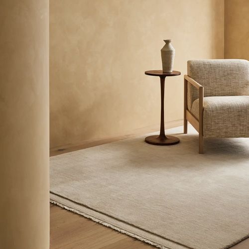Weave Home Silvio Floor Rug - Ecru | NZ  Wool | Two Sizes