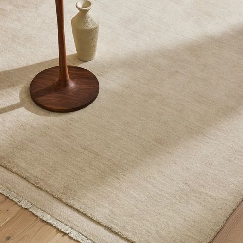 Weave Home Silvio Floor Rug - Ecru | NZ  Wool | Two Sizes