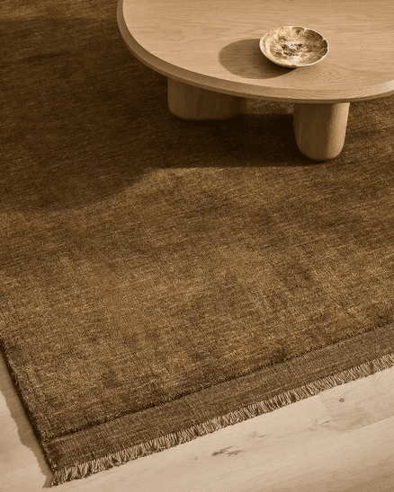 Weave Home Silvio Floor Rug - Oakmoss | NZ Wool | Two Sizes