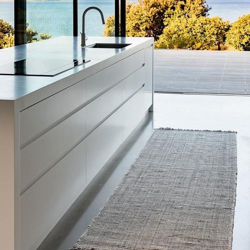 Baya Rhodes Floor Runner - Slate | Indoor or Outdoor