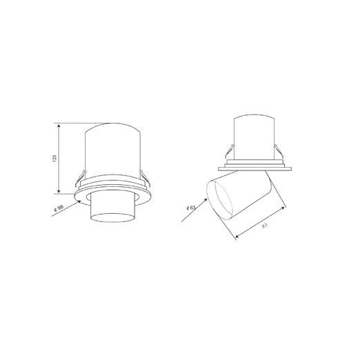 Snoot 10W Feature Downlight
