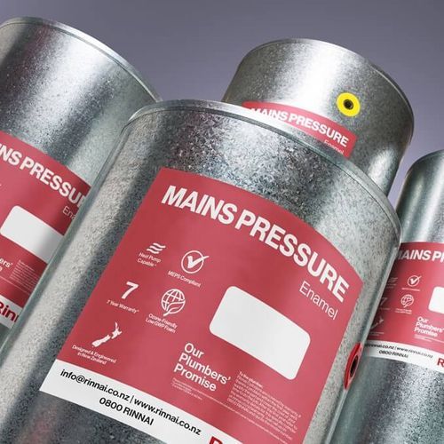 Enamel Mains Pressure Indoor Cylinders