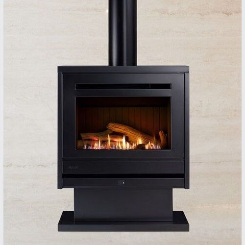 Novo Freestanding Gas Fireplace