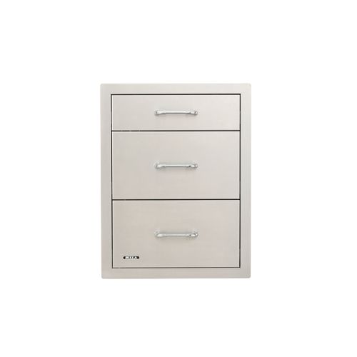Bull Stainless Steel Triple Drawer System