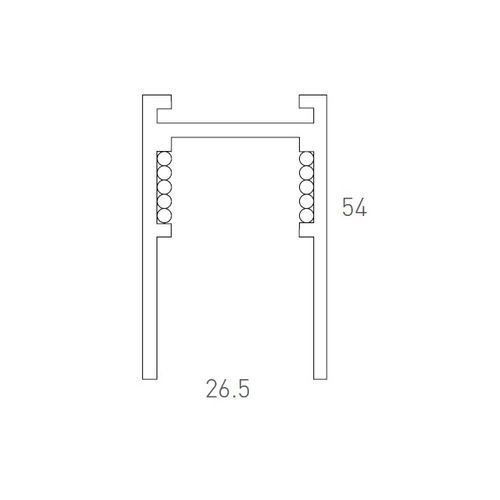 Suspended/Surface Mounted Magnetic Track