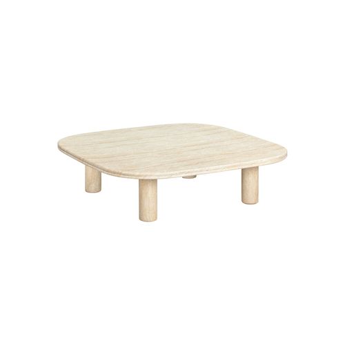 Reed Outdoor Coffee Table - Travertine Finish