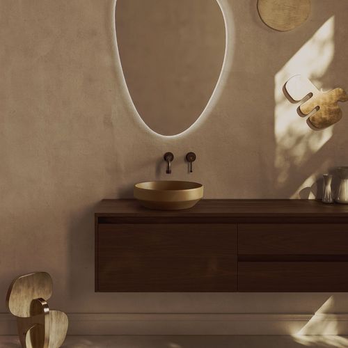 Terra 380 Round Vessel Basin Manuka