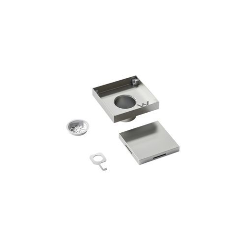 Plumbline Square Tiled Inset Channel Shower Drain