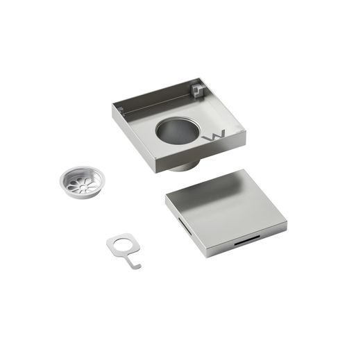 Plumbline Square Tiled Inset Channel Shower Drain