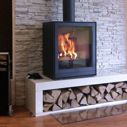 Cheminee Chazelles TQH43 Wood Burning Fireplace