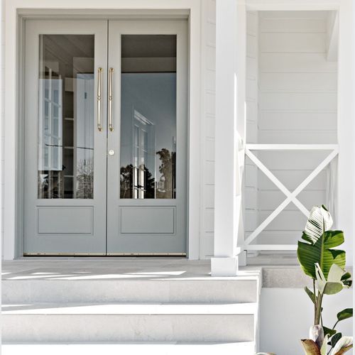 Iver Sarlat Door Pull Handle Satin Nickel 635mm x 72mm 20058