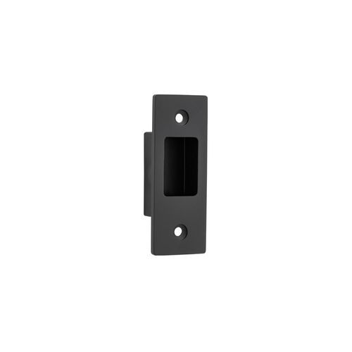Iver Rectangular Flush Pull Euro Lock Matt Black for Sliding Doors 21413E *Pair*