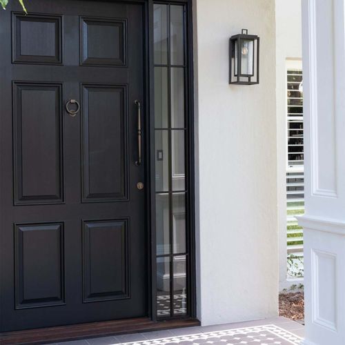 Iver Sarlat Door Pull Handle Satin Nickel 487mmx72mm 9389