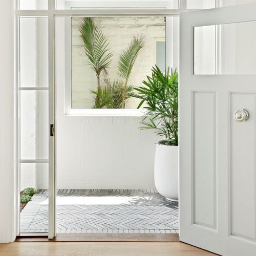 Iver Centre Door Knob Sarlat BP107mm Polished Nickel 9408