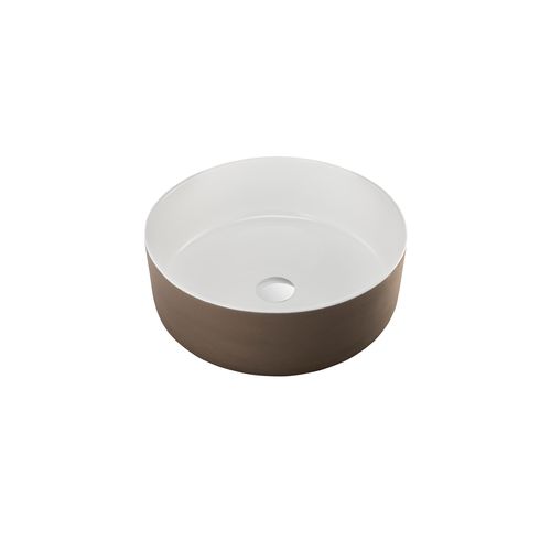 Terzofoco Natural Earth and White Circular Counter Top