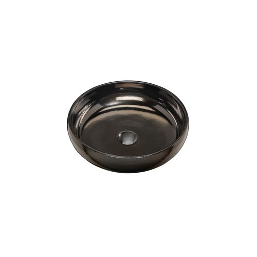 Terzofoco Brown Gold Curved Counter Top Basin