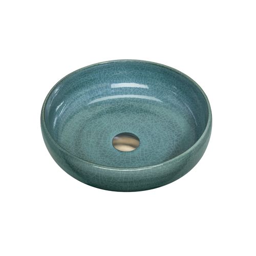 Terzofoco Emerald Green Curved Counter Top Basin