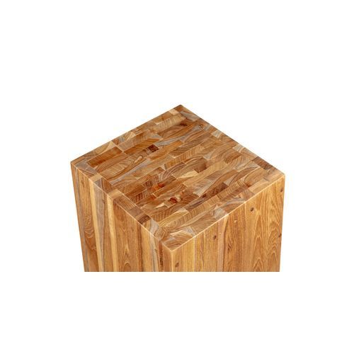 Teak Cube Stool