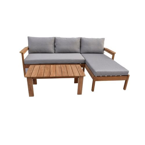 Rome Teak Wood Modular Outdoor Lounge Set