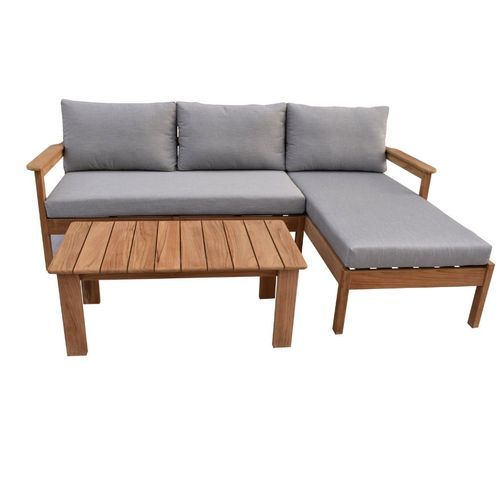 Rome Teak Wood Modular Outdoor Lounge Set