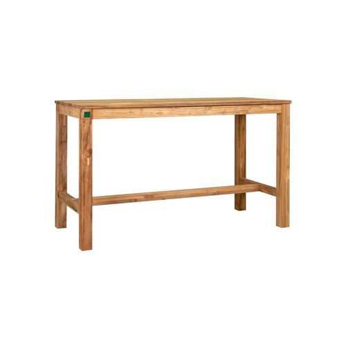 Teak Outdoor Rectangular Bar Leaner Table 180 X 75 X 105cm
