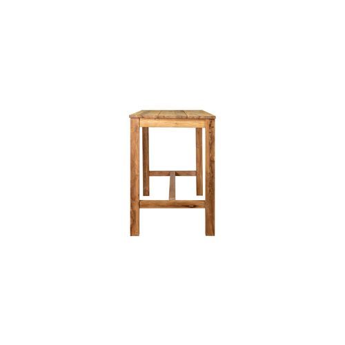Teak Outdoor Rectangular Bar Leaner Table 180 X 75 X 105cm