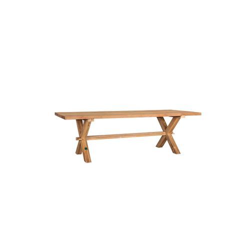 Sovereign Teak X-leg Table - 250 X 100cm