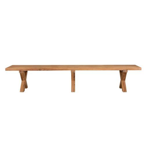 Sovereign Teak X Leg Bench - 300cm