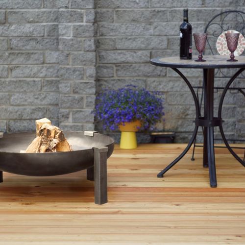 ALFRED RIESS Gunnuhver Steel Fire Pit - Large