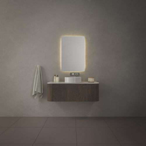 Curved Tondo 1200 Single Drawer Wall Hung Vanity