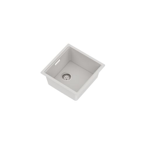 Una Composite 40 Single Sink Matt White