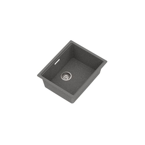 Una Composite 50 Single Sink Matt Grey