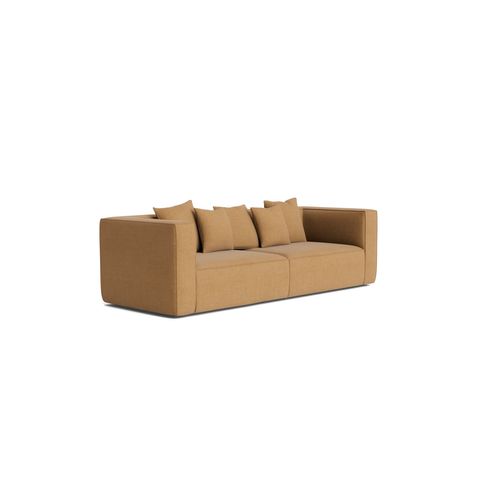 Block 3 Seater Sofa - Fossil Fawn