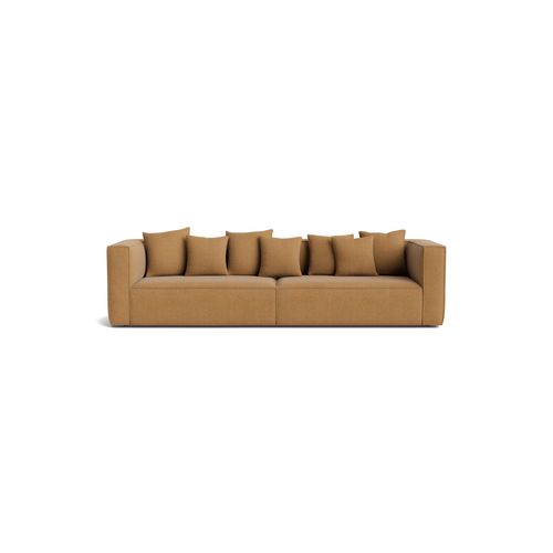 Block 4 Seater Sofa - Fossil Fawn