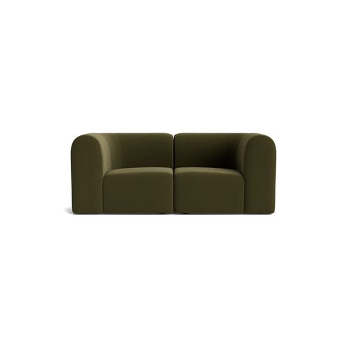 Berg 2 Seater Sofa - Eden Leaf