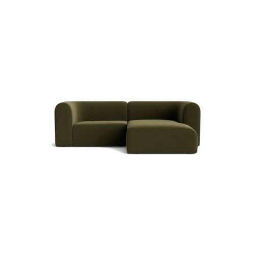 Berg 3 Seater RHF Chaise Sofa - Eden Leaf