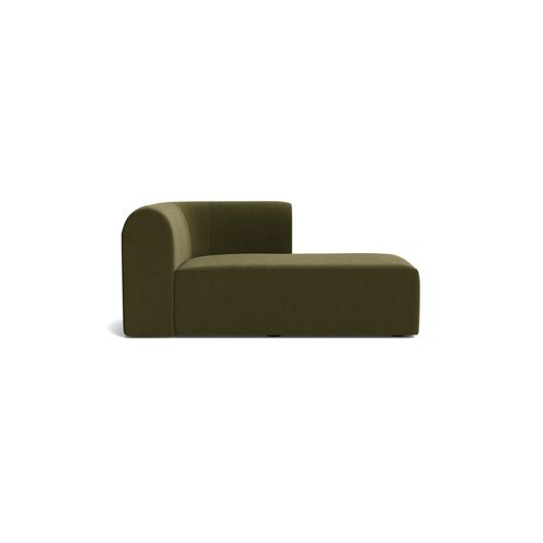 Berg Right Chaise Module - Eden Leaf