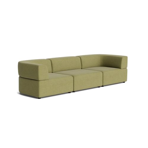 Stretch 4 Seater Sofa - Fossil Eucalyptus