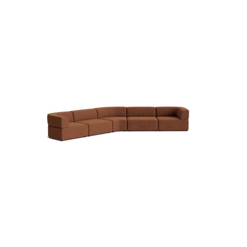 Stretch Large Closed Angle Sofa - Corduroy Cocoa