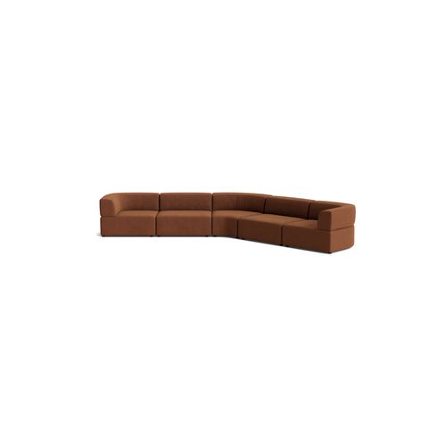 Stretch Large Closed Angle Sofa - Corduroy Cocoa