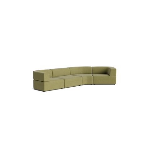 Stretch Closed Angle Sofa - Fossil Eucalyptus