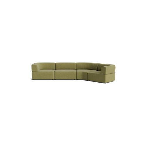 Stretch Closed Angle Sofa - Fossil Eucalyptus