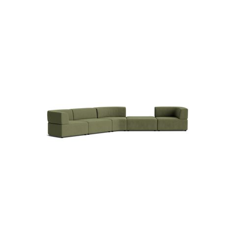 Stretch Large Angled Gap Sofa - Corduroy Forest