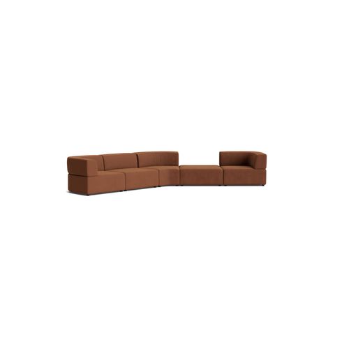 Stretch Large Angled Gap Sofa - Corduroy Cocoa