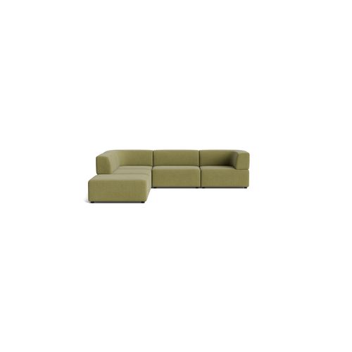 Stretch Open Corner Sofa - Fossil Eucalyptus